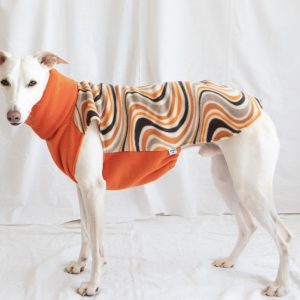 Whippet fleece jumper- sleeveless greyhound sweater for dogs