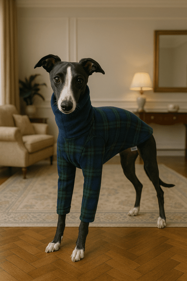 Cozy Handmade Polar Fleece 2-Leg Pajamas for Sighthounds – Italian Greyhound, Whippet, Lurcher & Greyhound Sleepwear - Image 5