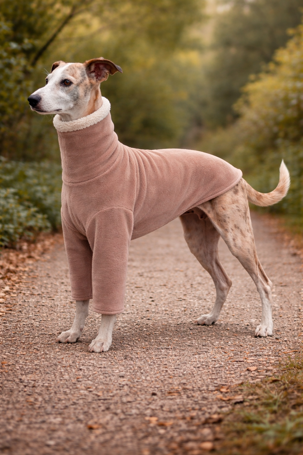 Whippet and greyhound Pyjamas – 2 Leg, Stretchy & Fully Lined In Sherpa - Image 7