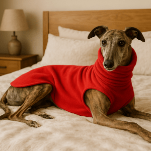 Fleece Jumper for Whippets, Greyhounds & Sighthounds – Warm, Soft & Custom Fit