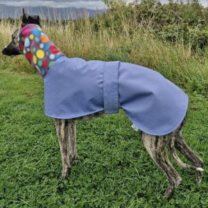 Whippet & Greyhound Waterproof Fleece Lined Dog Coat – Warm Winter RainCoat