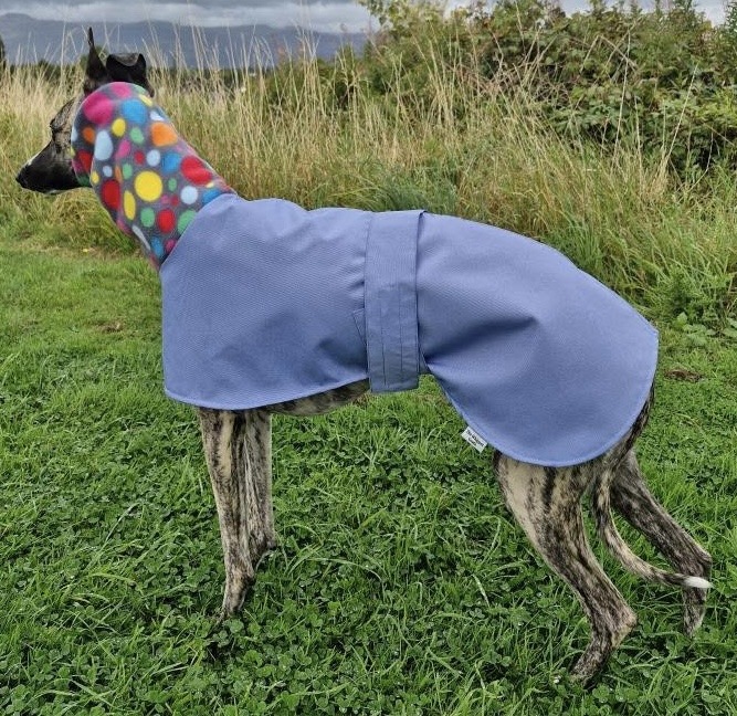 Whippet & Greyhound Waterproof Fleece Lined Dog Coat – Warm Winter RainCoat
