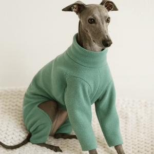 Whippet and greyhound fleece pyjamas
