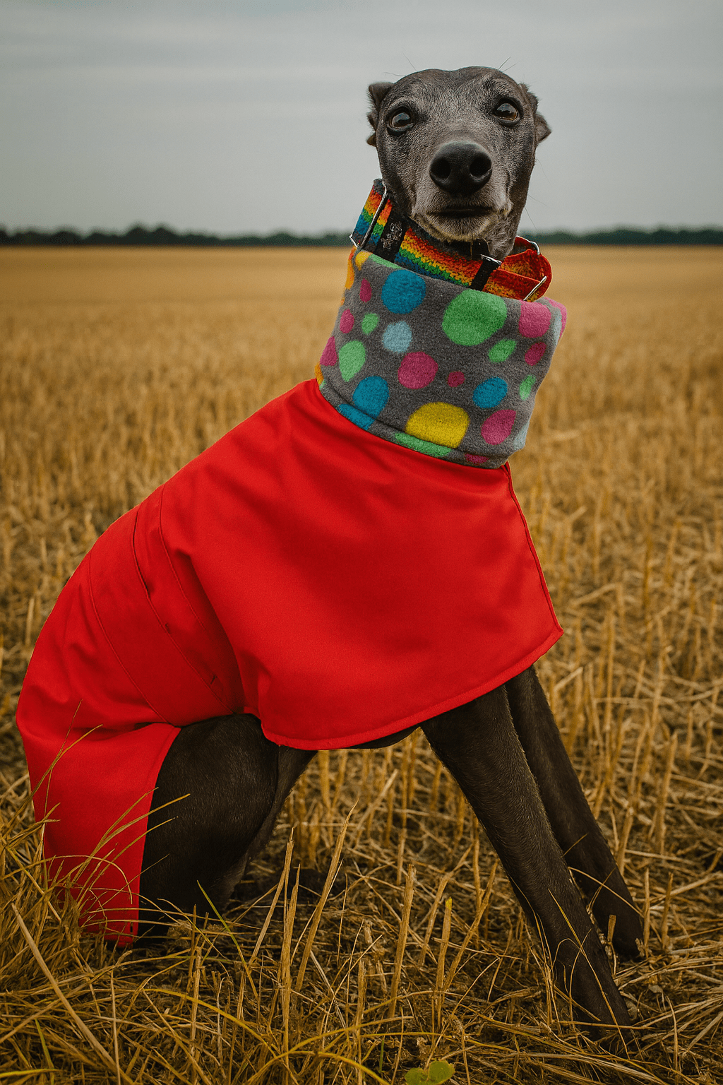Whippet & Greyhound Waterproof Fleece Lined Dog Coat – Warm Winter RainCoat - Image 6