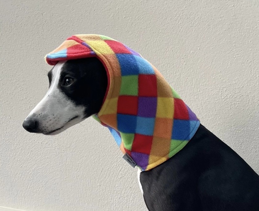 Polar Fleece Whippet & Greyhound Snood Hat – Soft, Warm Neck Warmer for Sighthounds - Image 8