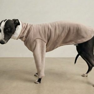 Whippet Pyjamas – Luxury Sherpa Fleece 2 Leg Pyjamas for Whippets & Greyhounds