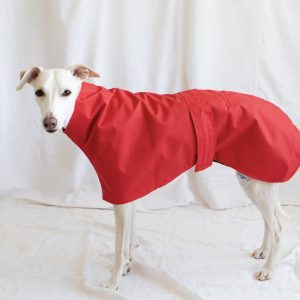 Whippet Raincoat Waterproof – Lightweight Greyhound Coat with Cotton Lining (Handmade UK)