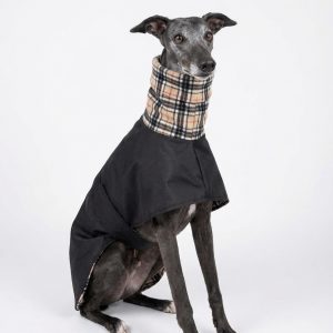 Whippet Waterproof Fleece Lined Coat – Warm Winter Dog Coat for Whippets, Greyhounds & Lurchers