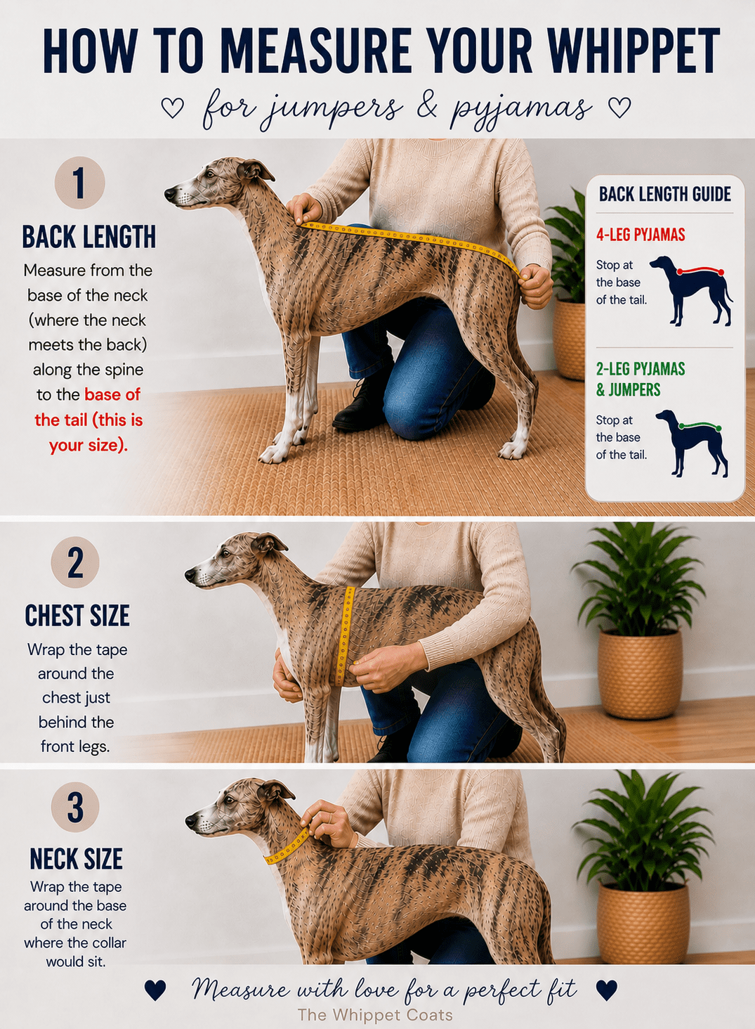 Whippet Fleece Jumper – Handmade Sighthound Sweater for Whippets, Italian Greyhounds & Greyhounds - Image 3