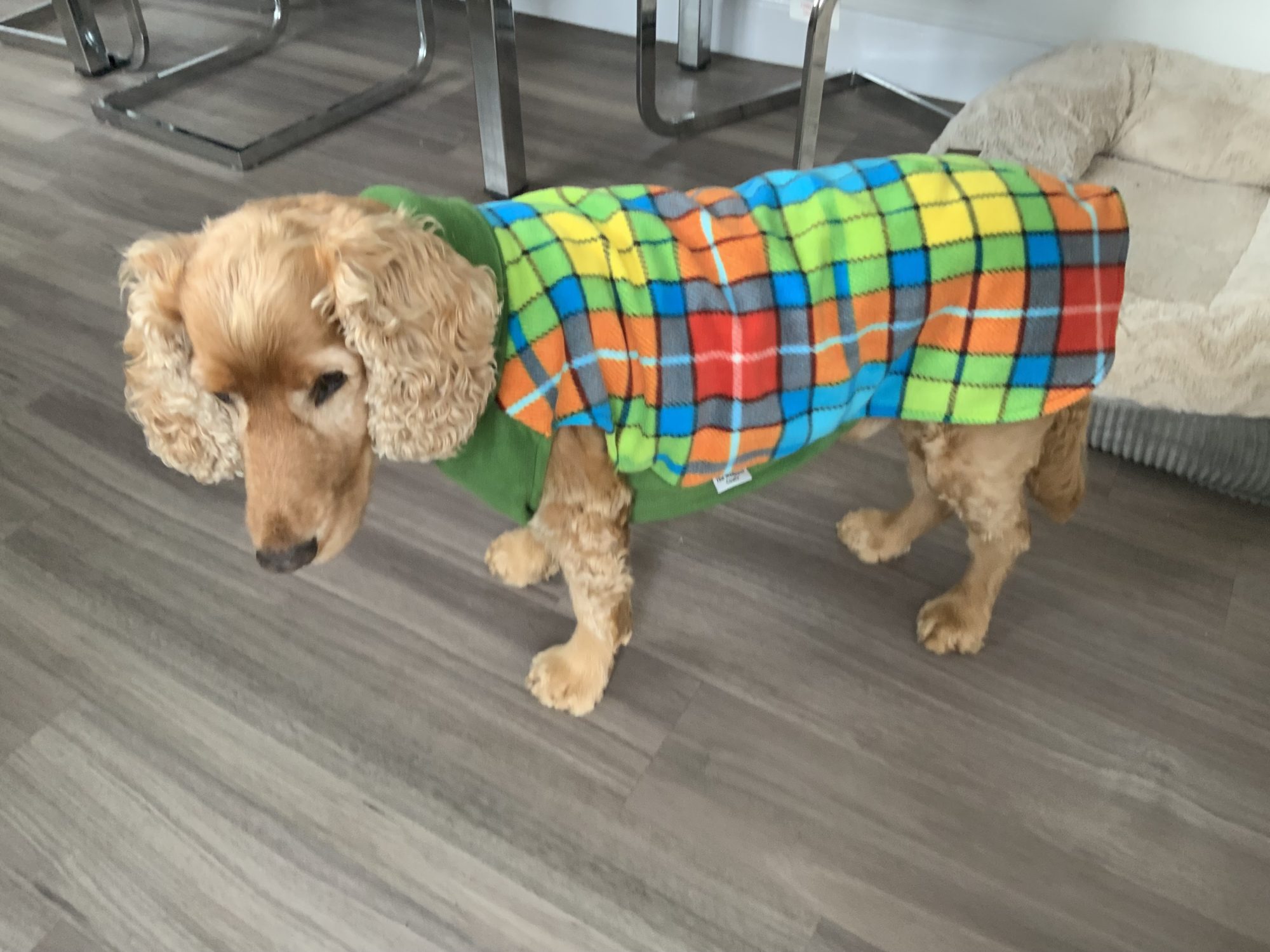 Whippet & Greyhound Tartan Fleece Jumper – Limited Edition - Image 4